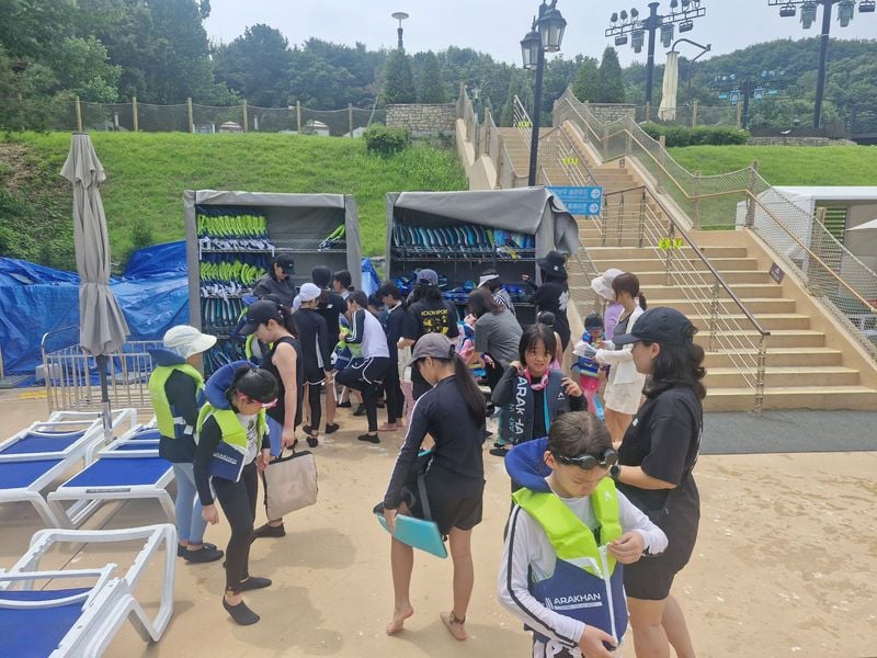 영순초등학교, 전교생 물놀이 체험학습