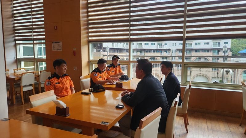 문경소방서장, 여름 휴가철 STX리조트 찾아 '발로 뛰는 현장 소통'