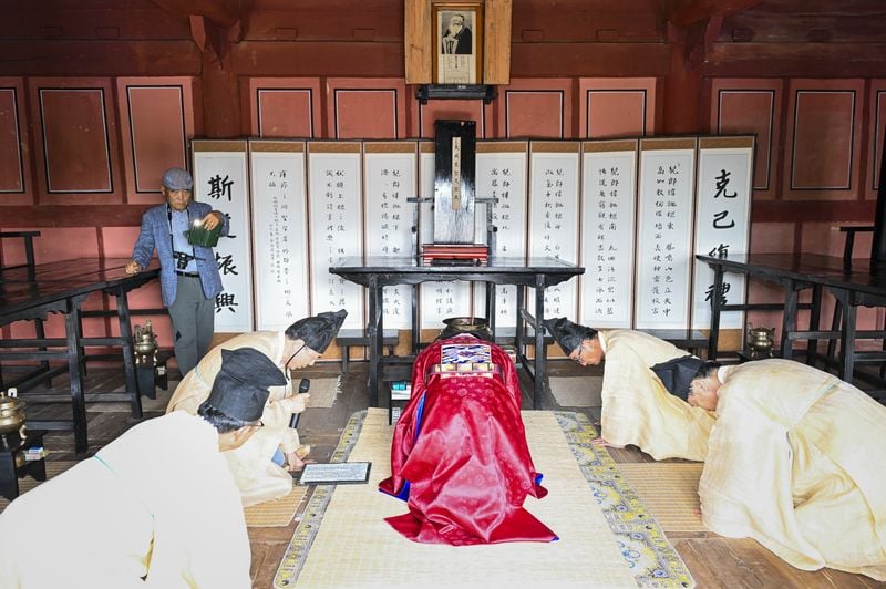 김학홍 문경시장, 문경향교서 취임 고유제 봉행