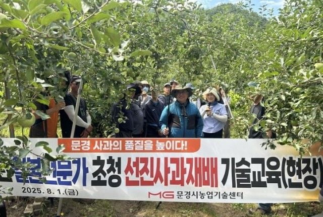 문경시, 일본 사과 전문가 초청… 프리미엄 사과 경쟁력 높인다