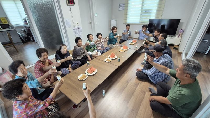 송희영 농암면장, 34개 경로당 찾아 소통