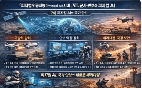 피지컬 인공지능 시대 인포그라픽 74-피지컬AI와 국가 안보