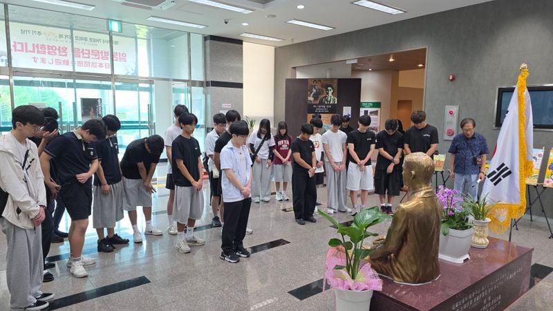 문경공고 1학년 학생들, 박열의사기념관 찾아 나라 사랑 정신 되새겨