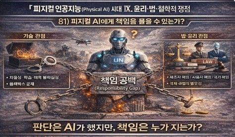 피지컬 인공지능 시대 인포그라픽 81-피지컬 AI에게 책임을 물을 수 있는가 인포그라픽
