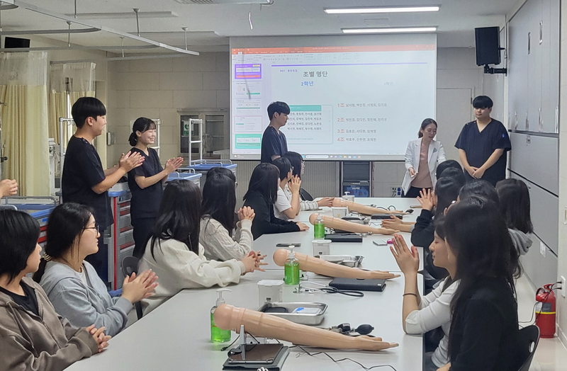 문경대학교 간호학과, 상주 우석여고 ‘블루크로스’ 진로 멘토링