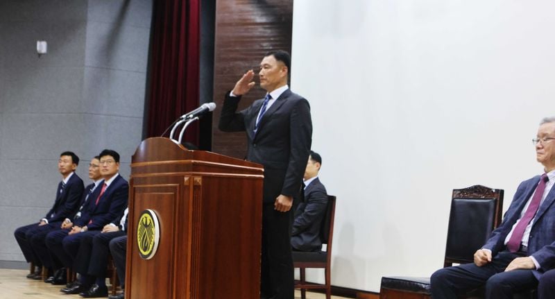 김관호 제24대 국군체육부대장