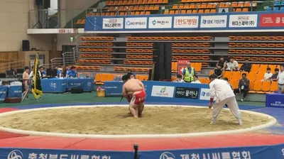 문경 호서남초교 김강민 학생 전국씨름대회 장사급 은메달