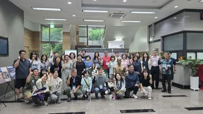 박열의사기념관에 독립기념관 교원직무연수단 방문