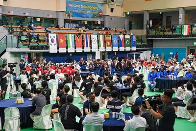 제9회 문경아시아소프트테니스선수권대회 선수단 성대한 환영연