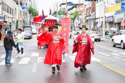 문경에서 경상감사 교인식-도임행차 재현