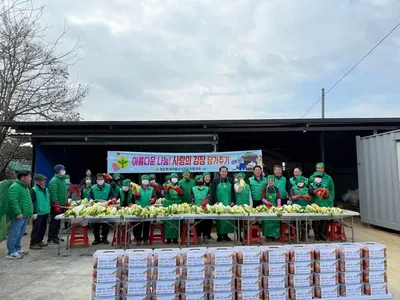 영순면 새마을회, ‘사랑의 김장’ 행사 개최