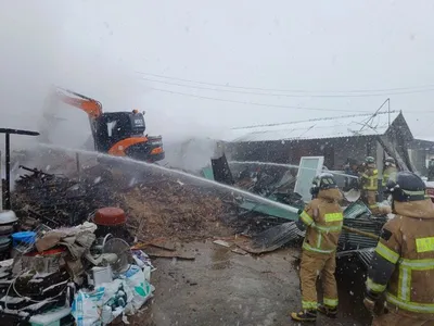 문경시 공평동 단독주택 화재…1명 화상