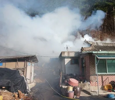 문경시 가은읍 주택 화재