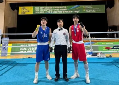 점촌고 김동진, 전국복싱대회 75㎏급 제패…MVP까지 석권