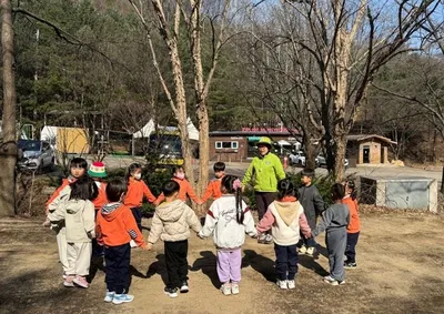 점촌초 병설유치원, 숲속에서 ‘특별한 입학식’