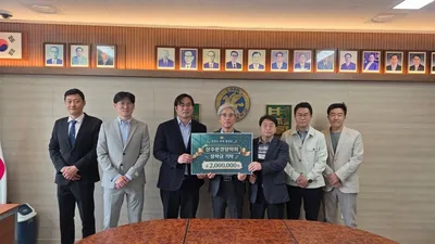 상주문경장학회, 스승의 날 맞아 함창고에 장학금 200만원 전달