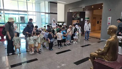 안동 신성초등학교 학생들, 박열의사기념관 방문