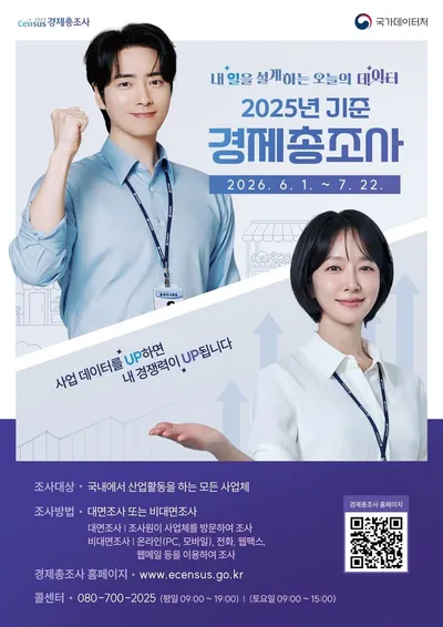 문경시, '2025년 기준 경제총조사' 실시