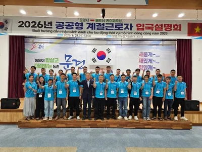 문경시, 공공형 계절근로자 2차 27명 입국
