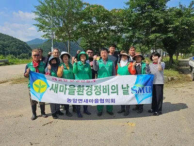 농암면, 대정숲ㆍ청화분교 환경정화