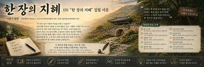 「 한 장의 지혜」 (0) “한 장의 지혜” 집필 서문