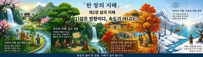 「 한 장의 지혜」 제1장 삶의 지혜 1) 삶은 방향이다, 속도가 아니다