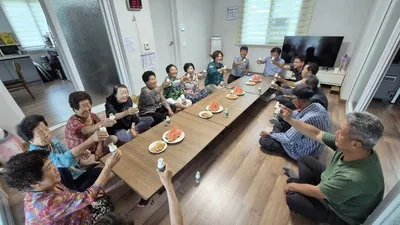 송희영 농암면장, 34개 경로당 찾아 소통
