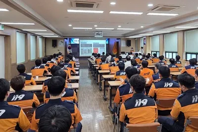 문경소방서, 초고층 화재 대응·장애인식 개선 교육 실시