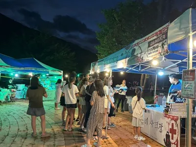가은의 밤, 좀비가 깨웠다…‘좀비 스트릿 마켓’ 2200명 북적
