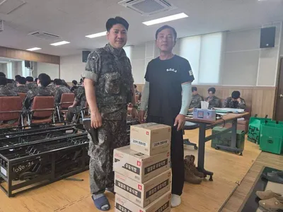 호계면체육회, 예비군 작계훈련 격려