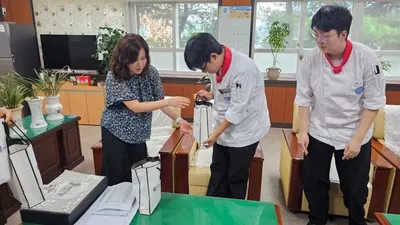 “너희들의 첫걸음을 응원해”…경북조리과학고, 현장실습생 격려