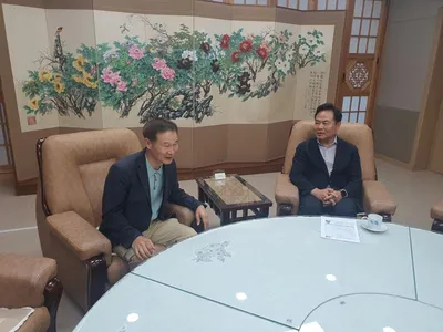 채홍호 문경레저타운 대표, 지역 기관단체장 예방…“고용·경제·안전 함께 챙긴다”