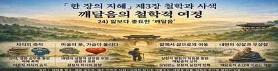 한 장의 지혜. 제3장 철학과 사색. 24) 앎보다 중요한 ‘깨달음’