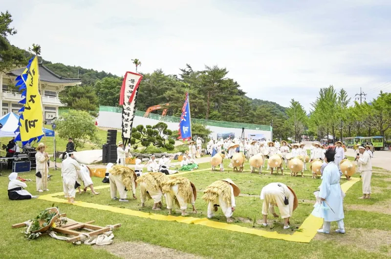 모전들소리 모심기 소리 장면. /문경시 제공