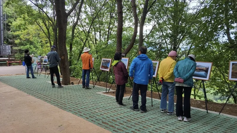 문경돌리네습지 사진전 개최. /문경시 제공