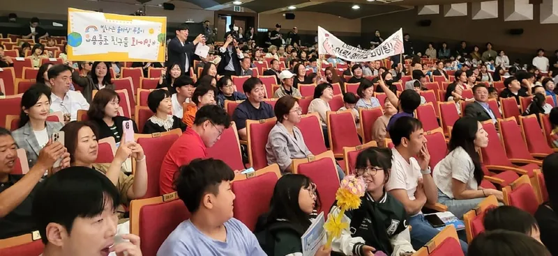 제28회 문경초록동요제 객석 모습. /문경YMCA제공