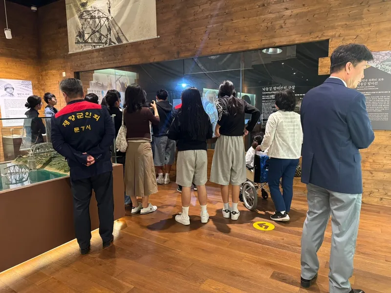 문경 산양중, 청소년 나라사랑 안보현장체험 참가. /문경시재향군인회 제공