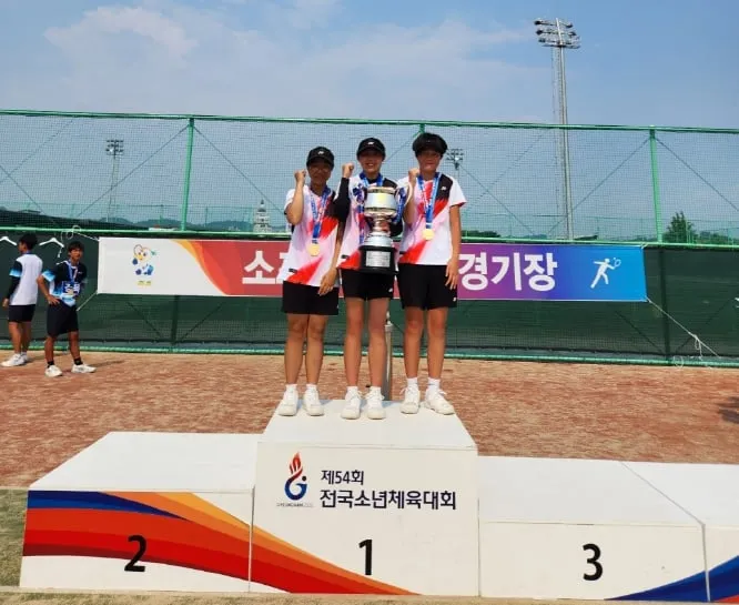 문경여중, 제54회 전국소년전 소프트테니스 단체전 우승
