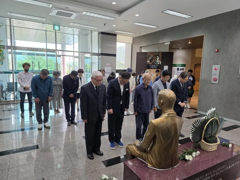 ROTC 문경동문회, 현충일에 ‘박열의사기념관’에서 추념행사 가져