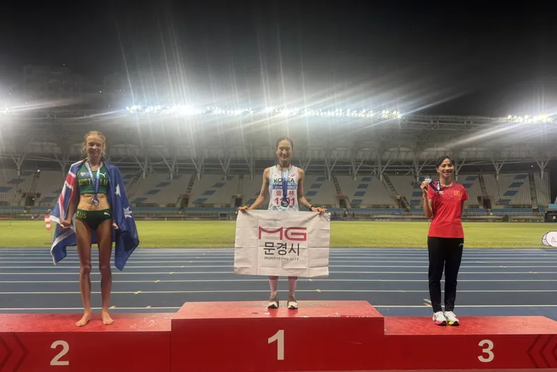 문경시청 조하림, 대만 국제오픈육상선수권대회 3000m 장애물 경기 우승