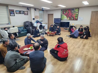 송영복 동로면장, 경로당 찾아 소통