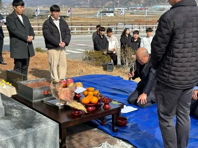 문경시 4-H연합회 풍년기원제 준비