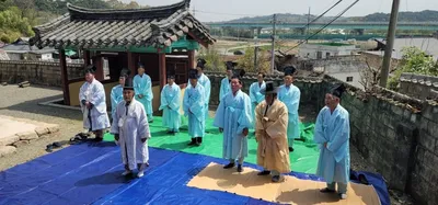 문경의 고씨 예동문중 영고사 춘계향사 봉행