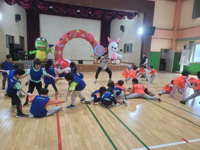 문경 시내 3개 초등학교 병설유치원 합동 운동회 열어